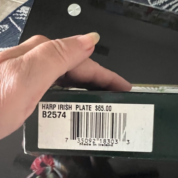 Authentic Belleek Irish Blessing Plate - Picture 6 of 8